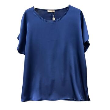 BLUSA DONNA TINTA UNITA DONNA BELLA 10886